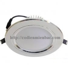 Đèn âm trần 3 màu mặt mờ viền trắng/viền vàng 5W